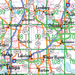 Florida Atlas & Gazetteer Overview Map Preview 3