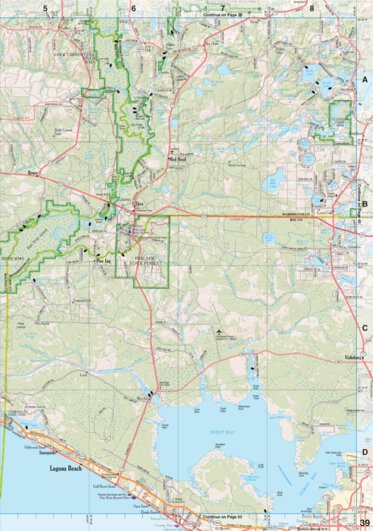 Florida Atlas & Gazetteer Page 39 Preview 1