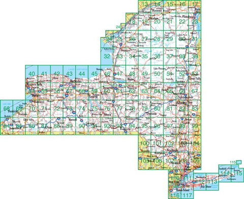 New York Atlas & Gazetteer - Overview Map Preview 1