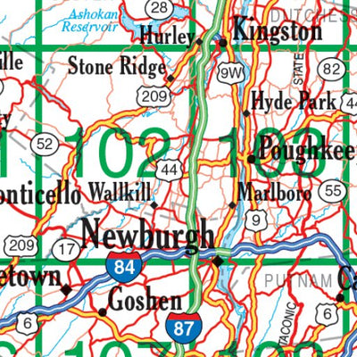 New York Atlas & Gazetteer - Overview Map Preview 3