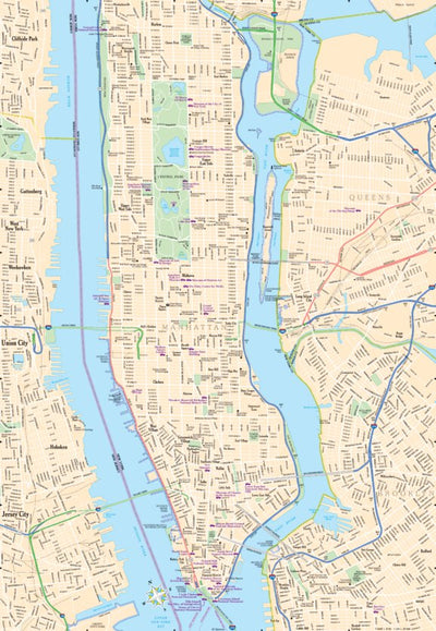 New York Atlas & Gazetteer - Manhattan Preview 1