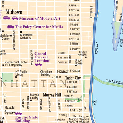 New York Atlas & Gazetteer - Manhattan Preview 2