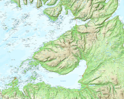 Iceland 1:100.000 Map #4 Dalir Preview 1