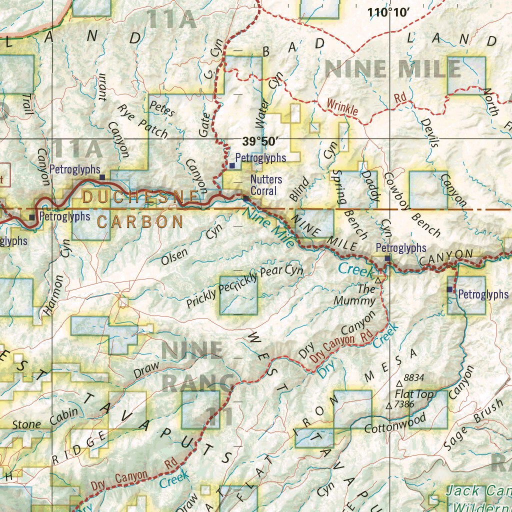 Utah Atlas Landscape Maps Map by East View Map Link | Avenza Maps