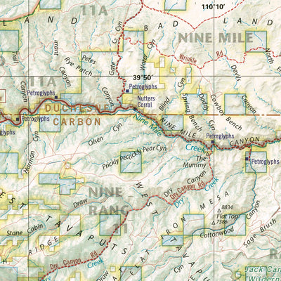 Utah Atlas Landscape Maps Preview 3