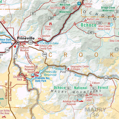 Oregon Recreation Map Preview 2