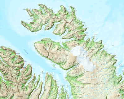 Iceland 1:100.000 Map #7 Jökulfirðir Preview 1