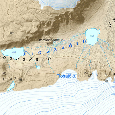 Iceland 1:100.000 Map #11 Langjökull Preview 2