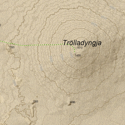 Iceland 1:100.000 Map #22 Kverkfjöll Preview 3