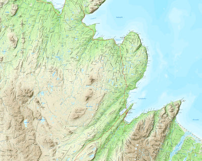 Iceland 1:100.000 Map #28 Vopnafjörður Preview 1