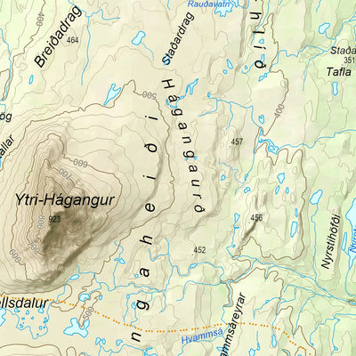 Iceland 1:100.000 Map #28 Vopnafjörður Preview 2