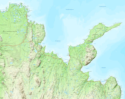 Iceland 1:100.000 Map #29 Langanes Preview 1