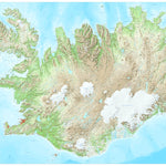Iceland 1:300 000 as a single map 2022 Preview 1