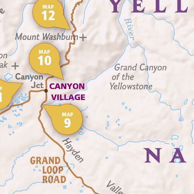 1705 Yellowstone Day Hikes (map 00) Preview 2