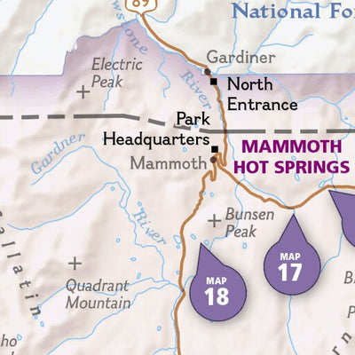 1705 Yellowstone Day Hikes (map 00) Preview 3
