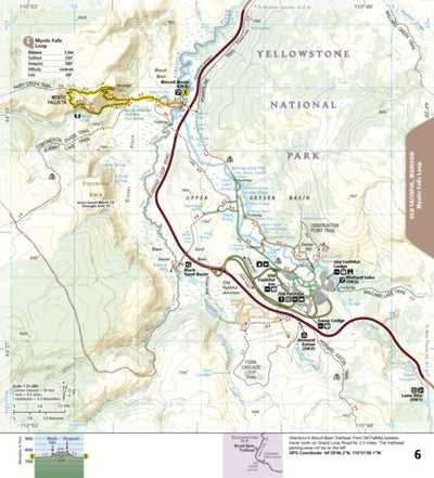 1705 Yellowstone Day Hikes (map 06) Preview 1