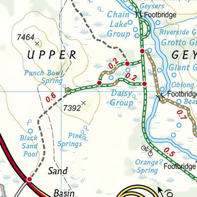 1705 Yellowstone Day Hikes (map 06) Preview 2