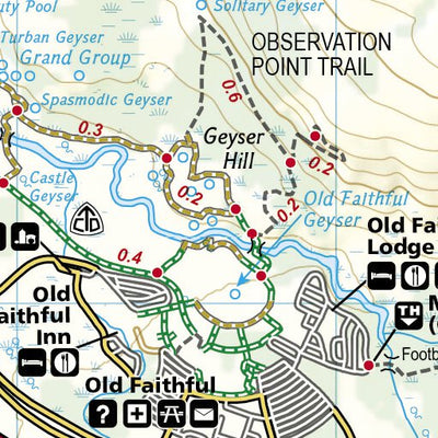 1705 Yellowstone Day Hikes (map 06) Preview 3