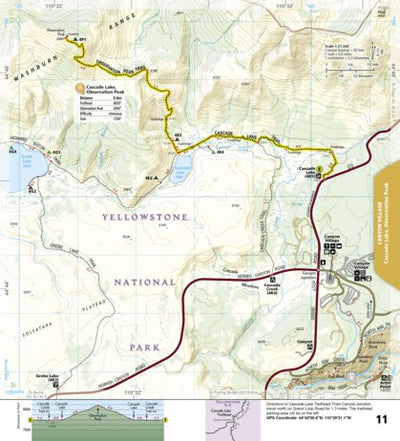 1705 Yellowstone Day Hikes (map 11) Preview 1