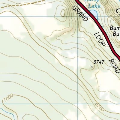 1705 Yellowstone Day Hikes (map 14) Preview 2