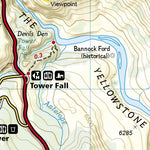 1705 Yellowstone Day Hikes (map 14) Preview 3