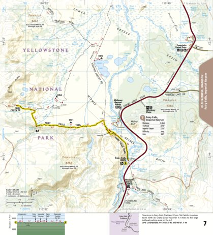 1705 Yellowstone Day Hikes (map 07) Preview 1