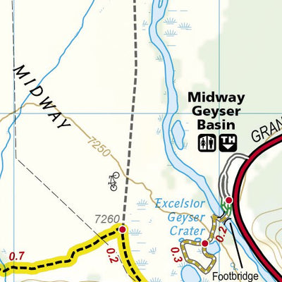 1705 Yellowstone Day Hikes (map 07) Preview 2