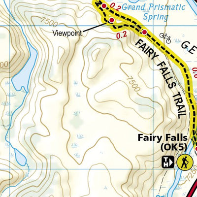 1705 Yellowstone Day Hikes (map 07) Preview 3