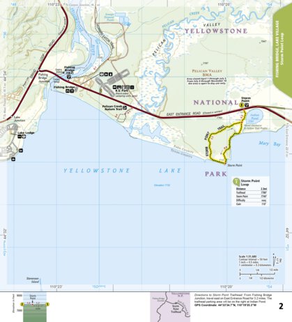 1705 Yellowstone Day Hikes (map 02) Preview 1