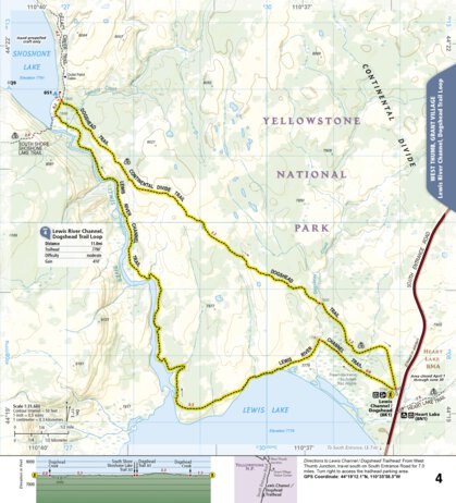 1705 Yellowstone Day Hikes (map 04) Preview 1