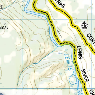 1705 Yellowstone Day Hikes (map 04) Preview 3