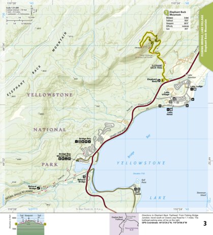 1705 Yellowstone Day Hikes (map 03) Preview 1