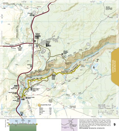 1705 Yellowstone Day Hikes (map 09) Preview 1