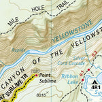1705 Yellowstone Day Hikes (map 09) Preview 3