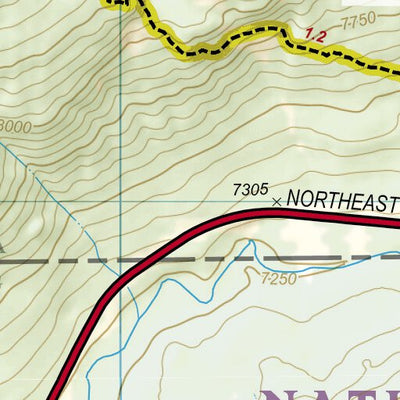 1705 Yellowstone Day Hikes (map 13) Preview 2