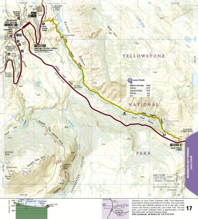 1705 Yellowstone Day Hikes (map 17) Preview 1
