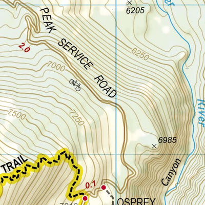 1705 Yellowstone Day Hikes (map 18) Preview 3