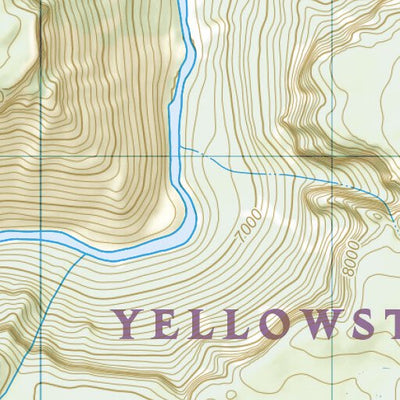 1705 Yellowstone Day Hikes (map 10) Preview 3