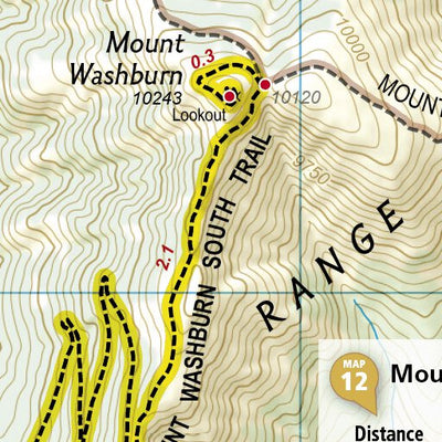 1705 Yellowstone Day Hikes (map 12) Preview 3