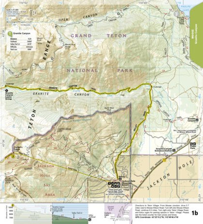 1706 Grand Teton Day Hikes (map 01b) Preview 1