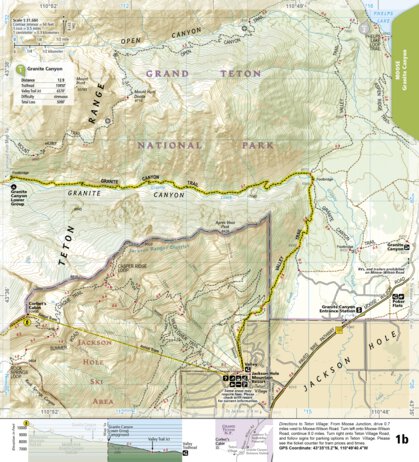 1706 Grand Teton Day Hikes (map 01b) Preview 1