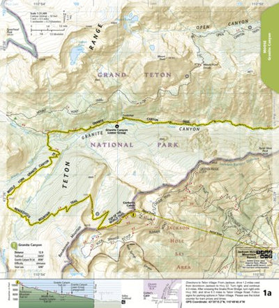 1706 Grand Teton Day Hikes (map 01a) Preview 1