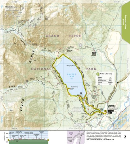 1706 Grand Teton Day Hikes (map 02) Preview 1