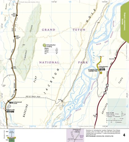 1706 Grand Teton Day Hikes (map 04) Preview 1