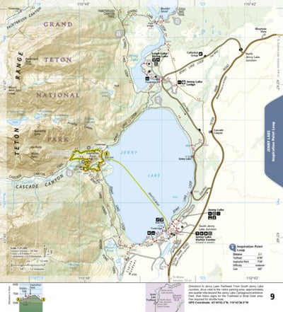 1706 Grand Teton Day Hikes (map 09) Preview 1