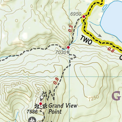 1706 Grand Teton Day Hikes (map 17) Preview 3