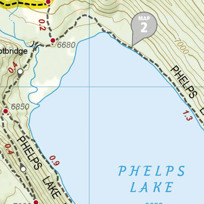 1706 Grand Teton Day Hikes (map 03) Preview 2
