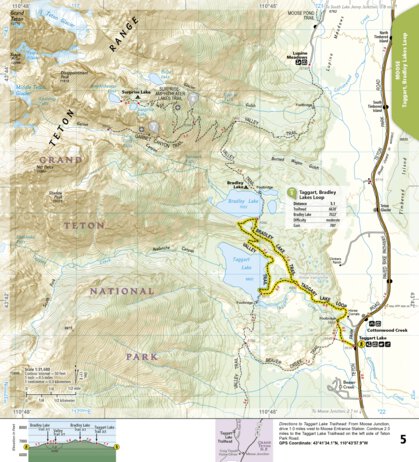 1706 Grand Teton Day Hikes (map 05) Preview 1