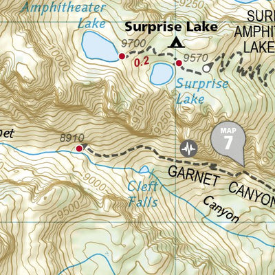 1706 Grand Teton Day Hikes (map 05) Preview 3