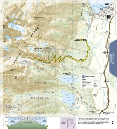 1706 Grand Teton Day Hikes (map 07) Preview 1